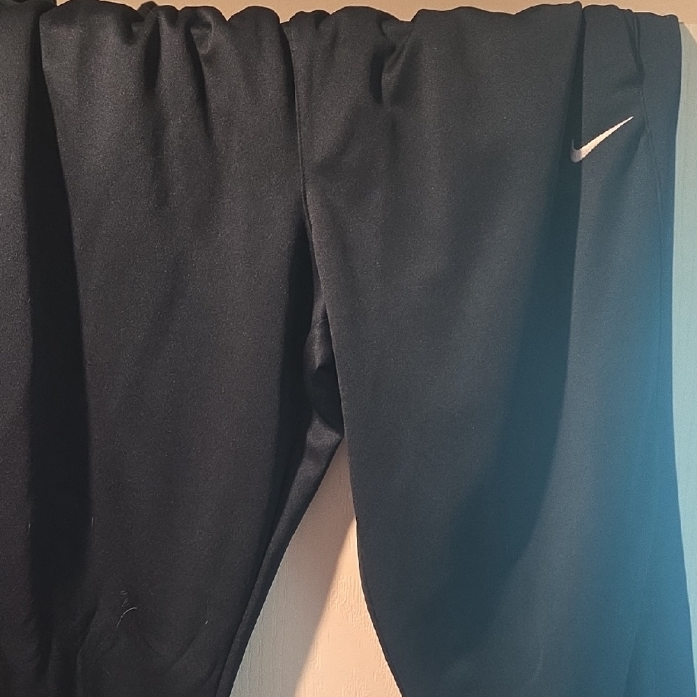 Nike MENS Blue Joggers with White Swoosh